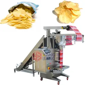 Machine d'emballage alimentaire soufflée de chips de pomme de terre d'emballage automatique de chaîne de seau YB-300LD