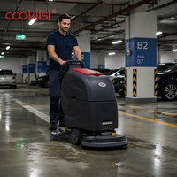 Nettoyeur de sols commercial à poussée Coodisi KDS-X3, nettoyeur électrique pour garage, école, bureau, immeuble, hôtel, parkings