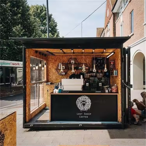 Conteneur de luxe magasin mobile Bar boutique 20 pieds conteneur préfabriqué maison pour restauration rapide - Product Image 3