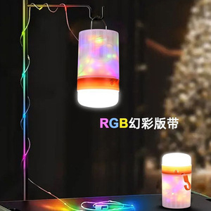 LED Camping Lamp <b>USB</b> Charging Portable Tent <b>Light</b> RGB Color Changing Outdoor <b>Night</b> <b>Light</b> - Product Image 4