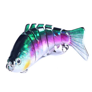 KEWOTE 10cm 15,6g 6 Farben Künstlicher harter Mehrgelenk-Angel köder Lebensechter sinkender Köder für langes Gießen - Product Image 5