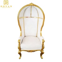 Chaise de mariage pour la mariée et le marié à vendre, chaise royale en forme de cage à oiseaux, chaise de trône bon marché, canapé en forme de cacahuète, chaises de trône