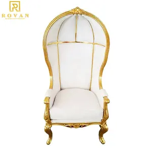 Cadeira do sofá para a venda da noiva e do noivo do casamento birdcage real barato cadeira do trono do rei amor amendoim assento cadeiras trono