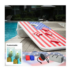 Jeux de plein air Planche à sacs de sable Cornhole Set Corn Hole Game Floating Pool Game Inflatable Cornhole Board - Product Image 1
