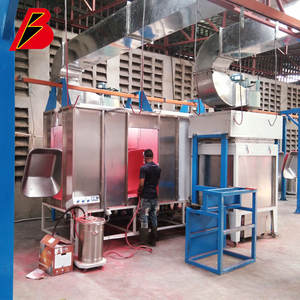 التلقائي مسحوق الطلاء رذاذ خط طلاء + ارتفاع درجة حرارة الفرن المصنع مباشرة بيع - Product Image 2