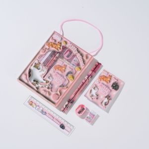 Juego de Papelería Infantil con Lápiz, Borrador y Regla, Material Escolar para Estudiantes, Regalos para la Escuela y Oficina - Product Image 4