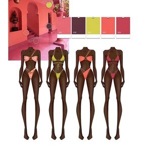 Trajes de Baño Triangulares para Mujer, Fabricante de Trajes de Baño Tipo <span class=keywords><strong>Tanga</strong></span> Personalizados, <span class=keywords><strong>Bikini</strong></span> Triangular Micro - Product Image 1