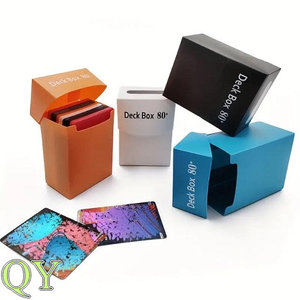 YY Caja Plástica Personalizada Para Cartas Con Cierre De Solapa Para Coleccionistas Y Juegos - Product Image 2