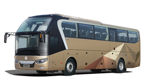 Автобус туристический на продажу, роскошный городской автобус, двигатель Weichai, механическая коробка передач, стандарт выбросов Евро-4, новый, пассажирский автомобиль - Product Image 2