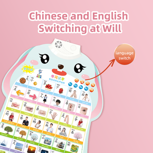 बच्चों जल्दी सीखने वर्णमाला में 13 1 रूसी दीवार चार्ट शैक्षिक बात कर चार्ट - Product Image 2