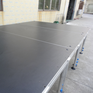 Height adjustable lighting aluminum portable <b>stage</b> for indoor and outdoor concert event - Product Image 2