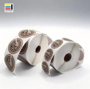 Étiquettes personnalisées en rouleau, imperméables, holographiques, dorées, <span class=keywords><strong>impression</strong></span> de logo personnalisé pour produits commerciaux, autocollants pour l'épicerie - Product Image 4
