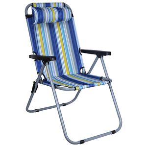 Wholesale Outdoor Foldable Camping Chairs Two Position <b>Adjustable</b> Beach Chair - Product Image 2