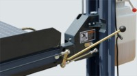 Élévateur de stationnement mobile hydraulique 4 poteaux 3600 kg pour garage domestique et stockage automobile