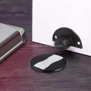 Tope de Puerta Magnético de Acero Inoxidable Negro Mate con Adhesivo para Baño, <span class=keywords><strong>Sin</strong></span> Perforaciones - Precio de Fábrica con Ventaja - Product Image 5