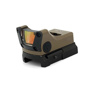 전술 <span class=keywords><strong>M1</strong></span> 미니 레드 닷 Relfex 컴팩트 사이트 블랙 TAN 그레이 레드 컬러 마운트 베이스와 탑 오픈 이미 터 사냥 스코프 - Product Image 4