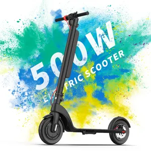 Drop Shipping 10 inç 350w 500W Motor 60KM X8 E scooter çıkarılabilir lityum pil elektronik Scooter avrupa elektrikli Scooter