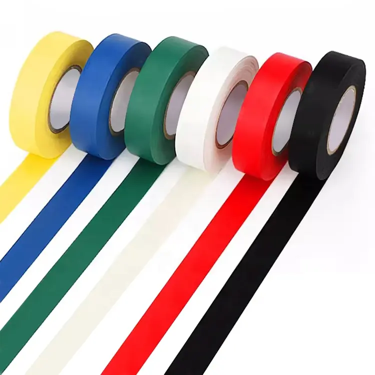 Heat resistant colored electrical maintenance insulation tape pvc electrical tape