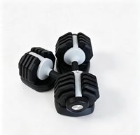 Velos Velos Nouveauté Ensemble d'haltères intelligentes réglables de 32 kg, haltères à poids libre pour l'entraînement de force, équipement de gym