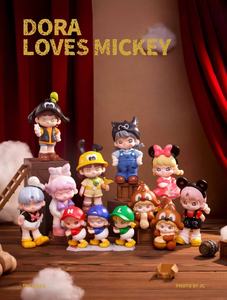 Cho Dora <span class=keywords><strong>Mickey</strong></span> Chuột Vui Vẻ Thời Gian PVC Mù Hộp Ngoại Vi Búp Bê Hợp Thời Trang Chơi Hình Đồ Trang Trí Quà Tặng Đồ Chơi - Product Image 2