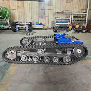 Châssis électrique à chenilles 4x4 télécommandé pour véhicule utilitaire tout-terrain - Product Image 3