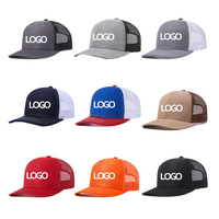 Gorras de Béisbol Deportivas Personalizadas Estilo Trucker con Visera Curva en Blanco para Niños y Adultos Richardson 112 de 6 Paneles con Malla Trasera y Logo Personalizado