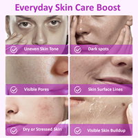 ALIVER Soins du visage : Lingettes tonifiantes éclaircissantes et hydratantes à l'extrait d'oignon violet, exfoliantes et régénérantes pour une peau éclatante