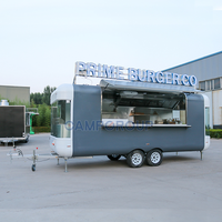 Remorque alimentaire mobile de haute qualité et abordable avec cuisine, camion de restauration de luxe entièrement équipé