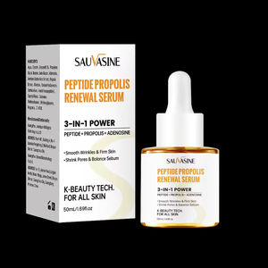 SAUVASINE Sérum Liquide Anti-Âge au Peptide et à la Propolis, Ciblé pour le Visage, Enrichi en Glycérine, Action Anti-Rides - Product Image 1
