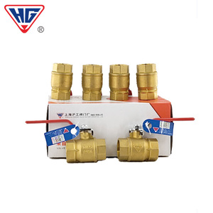 Vanne à boisseau sphérique en cuivre Shanghai Hugong Q11F-16T 1 pouce pour l'alimentation en eau, le chauffage, la ventilation et la protection incendie - Product Image 2