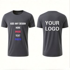 Quick Dry Polyester T <b>Shirt</b> Custom Logo Design Personalized Print Moisture Wicking Comfortable Casual Sports Uniforms - Product Image 5