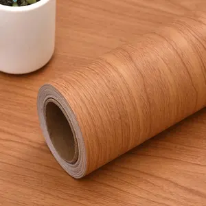 Latest Kitchen Cabinet Cover Designs Wood Grain Pvc Film Foil