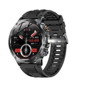 Reloj Inteligente Deportivo AK87 con Asistente de Voz, Monitoreo de Salud, Llamadas por Bluetooth, Recordatorio de Mensajes, Múltiples Modos Deportivos, Luz LED para Exteriores - Product Image 3