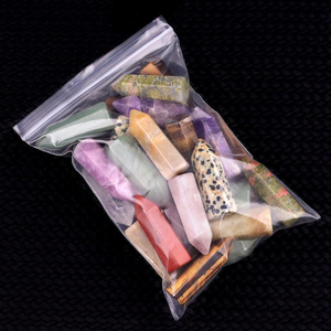Wholesale 12.5*38mm Crystal Hexagonal <strong>Single</strong> Pointed Pillar Ornaments Natural Gemstone Points Hexagon Column Home Decoration - Product Image 6