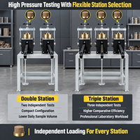 Appareil de consolidation des sols haute pression, Oedomètre double station, Équipement de compression pour laboratoire géotechnique