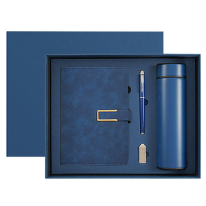 Ensemble cadeau d'entreprise personnalisé avec logo : bloc-notes, stylo, clé USB, gobelet, boîte cadeau et sac fourre-tout - Product Image 2