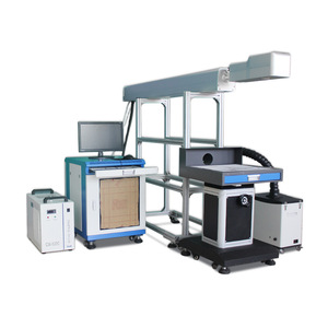 Máquina de marcado láser de gran formato personalizada, tipo pórtico, con láser CO2 pulsado para corte y grabado CNC, cabezal Raycus - Product Image 1