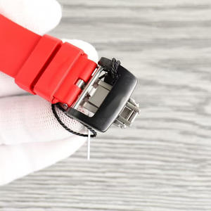 Montre mécanique haut de gamme pour homme avec design ajouré et bracelet en caoutchouc - Product Image 6