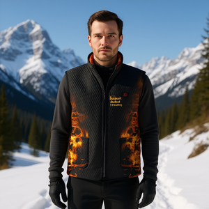 Chaleco Térmico con Calefacción de 5 Zonas, USB Ajustable, para Invierno, Senderismo, Cálido, Aislado, con Cierre de Cremallera, de Poliéster, Ropa Deportiva para Hombre - Product Image 2