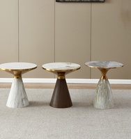Leichter Luxus-Couchtisch, moderner, minimalistischer Nachttisch, Eck-Beistelltisch, Wohnzimmer-Sofa-Beistelltisch, Wohnzimmermöbel aus Massivholz
