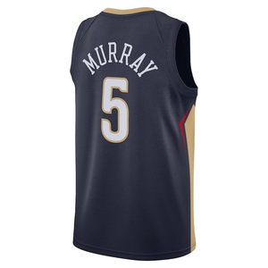 Herenkleding # 5 Murray New Orleans Jersey Custom Basketball Gestikte Shirts Geborduurde Jeugduniformen Sportkleding met logo's Hot-press - Product Image 2