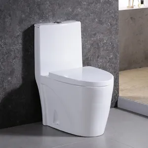 China Lieferant Sanitär keramik Luxus Keramik Washdown einteilige Toilette Kommode westlichen Wasser klosett Toilette Preis