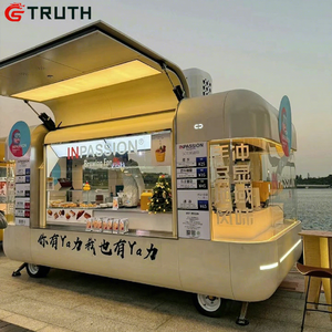 Truth Trending Street <b>Side</b> Road Food Cart Outdoor Movable Fully Equipped Mobile Kitchen Fast Food Trailer Food Truck - Product Image 1