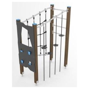 Poteaux en bois lamellé-collé de pin scandinave à 4 côtés pour aire de jeux intérieure - Product Image 1