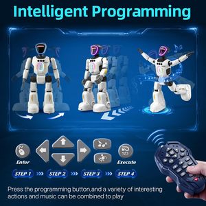 Robot jouet EPT avec enregistrement vocal, télécommande, LED interactives, détection de geste facial, musique, marche et danse pour enfants - Product Image 6