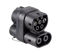 Nouveau 200KW JCCTC Combo CCS1 à CCS2 adaptateur de prise 200amp AC DC EV connecteur pour véhicules électriques européens rénovation/mise à niveau
