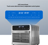 Four à Friture Électrique OEM Personnalisé en Chine - Sans Huile, Sain, pour Usage Domestique, Capacité 24L, Carré, Moderne