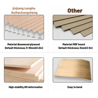 Láminas de Madera de Tilo de 24x24 Pulgadas y 3 mm de Grosor para XTool P3 80W Creality Falcon A1, Listas para Láser, Multicapa, Núcleo Sólido