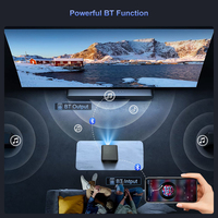 Projecteur Touyinger Q12W PRO, projecteur intelligent Android 2800 lumens, AirPlay/Miracast, portable, 1080P 4K, home cinéma