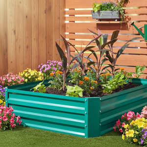 Jardinière écologique avec treillis pour patio extérieur, cadre en bois facile à assembler pour légumes et fleurs - Product Image 2